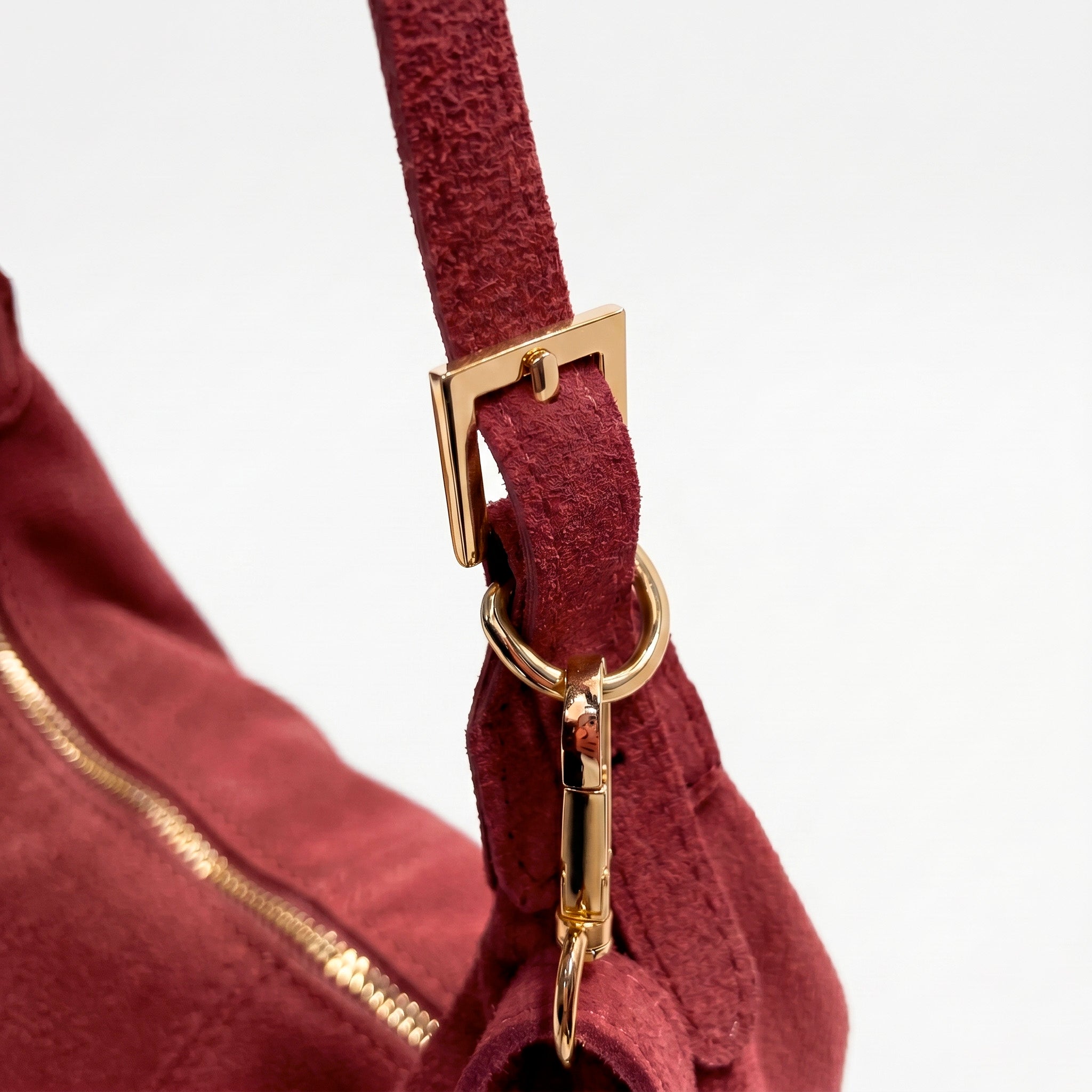 NOVA - Bolso shopper con flecos BURDEOS