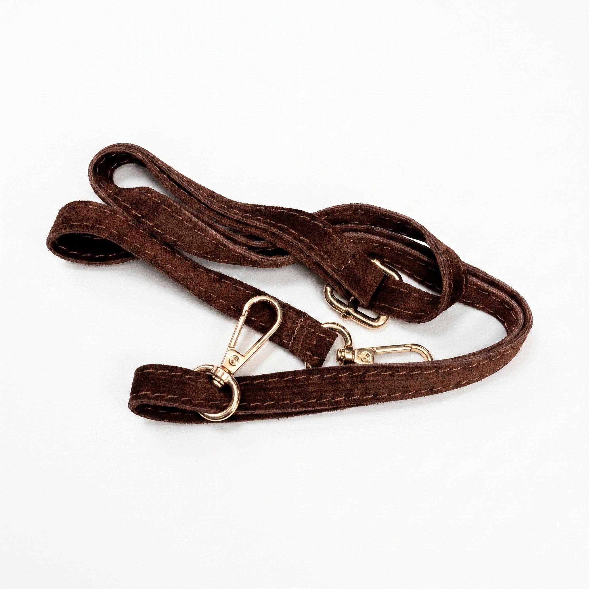 HALO - Bolso de hombro con asa trenzada MARRON