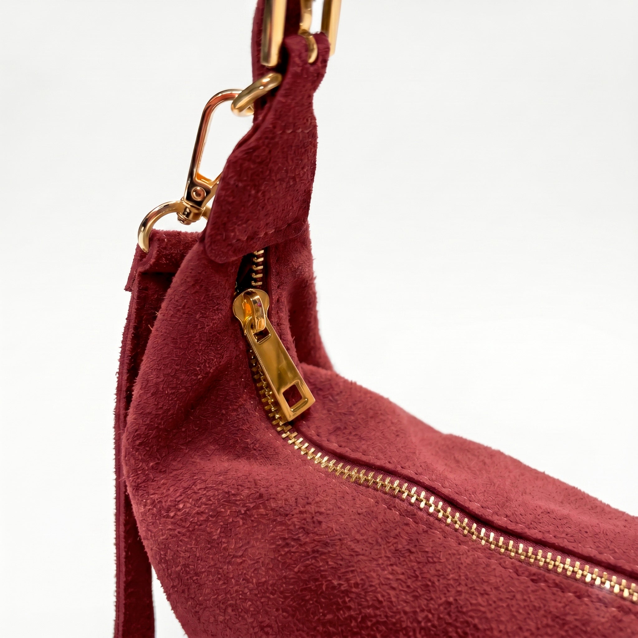 NOVA - Bolso shopper con flecos BURDEOS