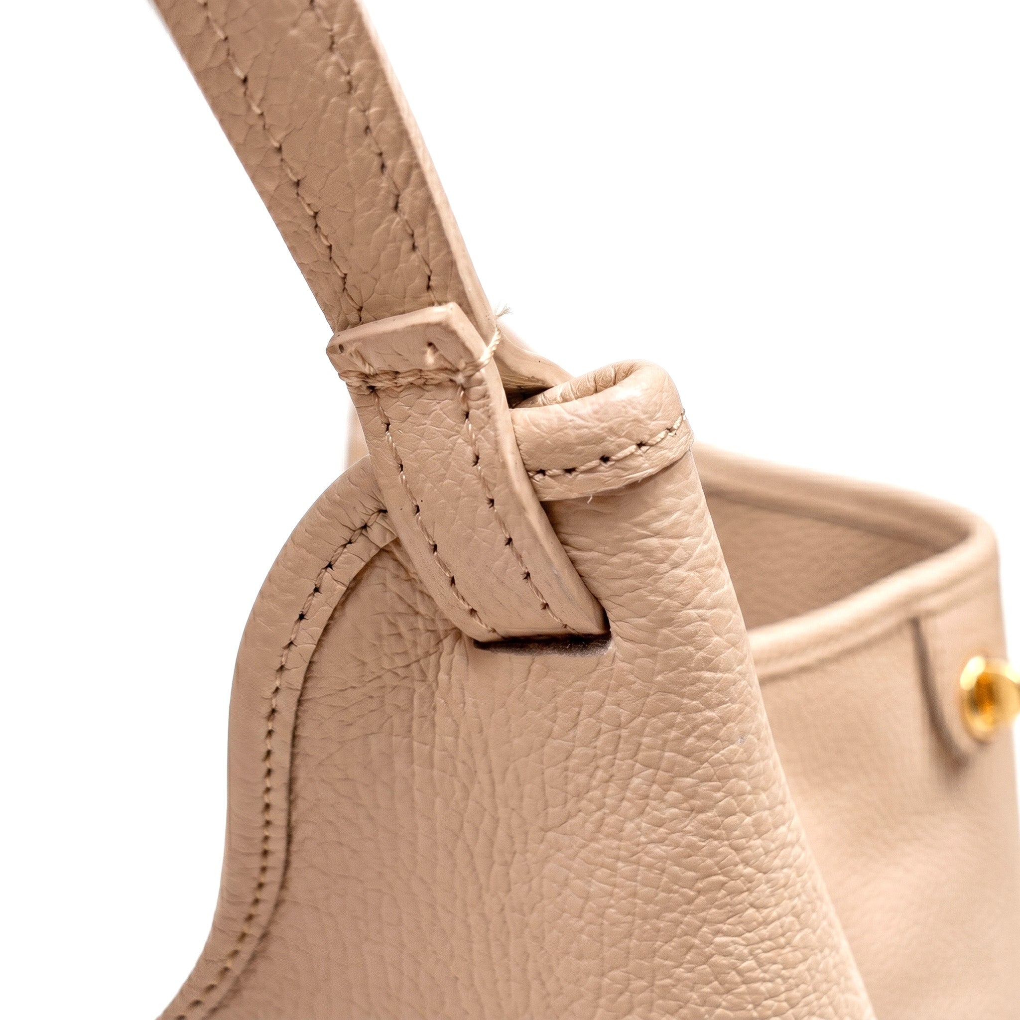 LUNA - Bolso Shopper Slouchy de piel TAUPE