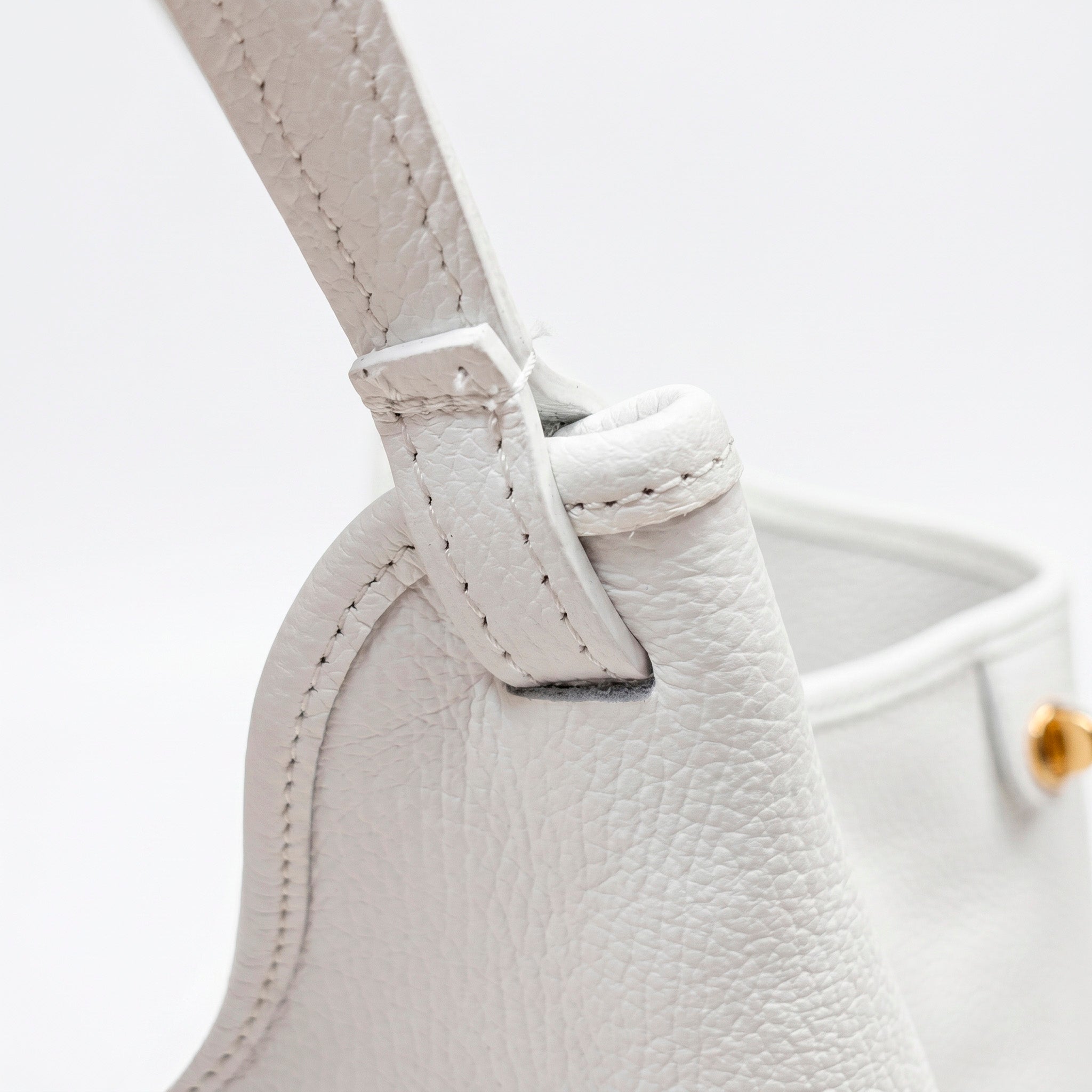 LUNA - Bolso Shopper Slouchy de piel BLANCO