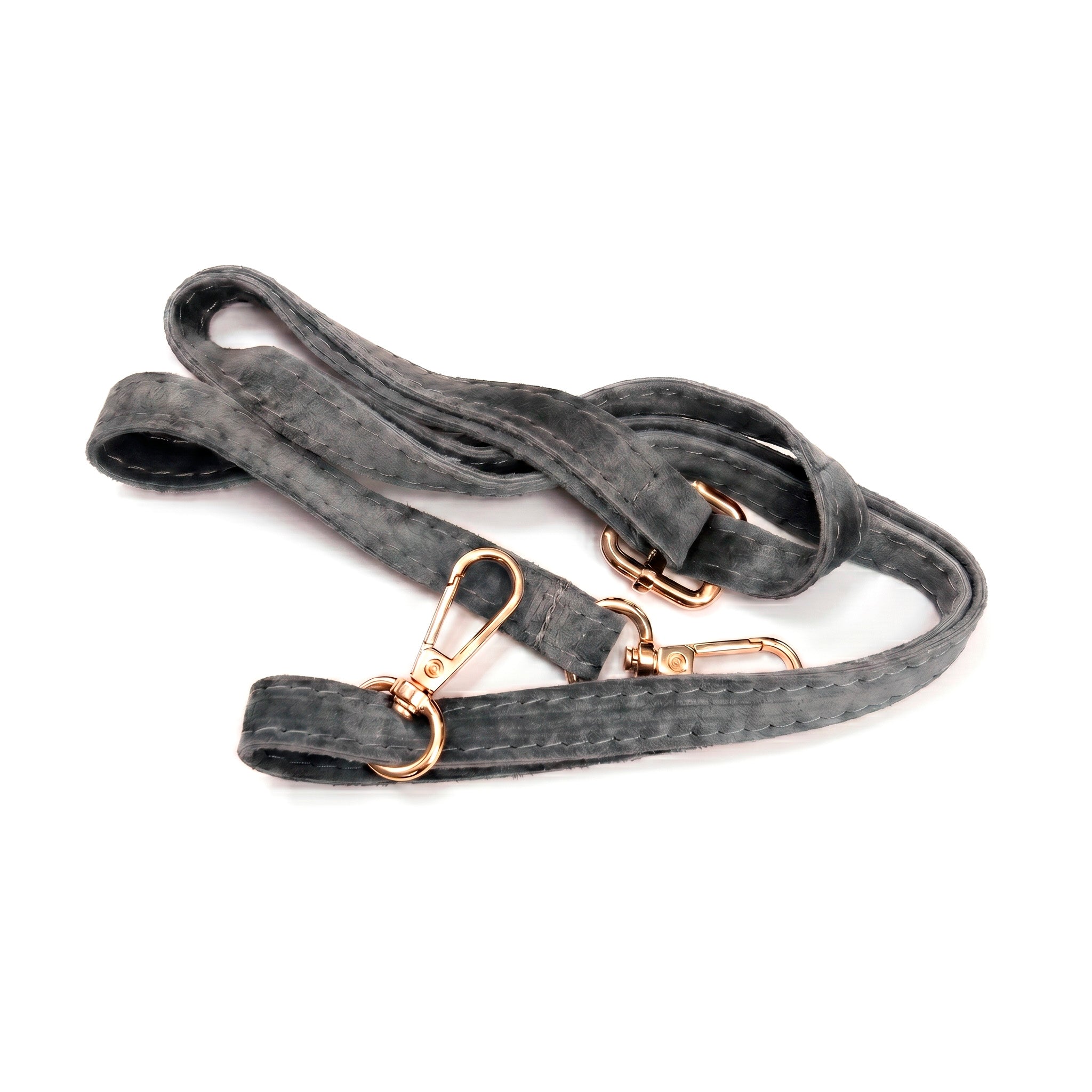 HALO - Bolso de hombro con asa trenzada GRIS
