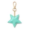 Llavero charm estrella AZUL AGUA