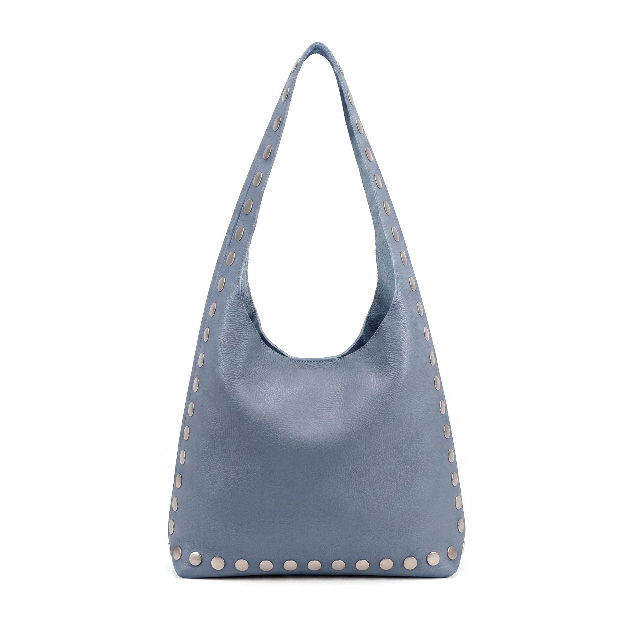 VENUS - Bolso de hombro con tachuelas AZUL