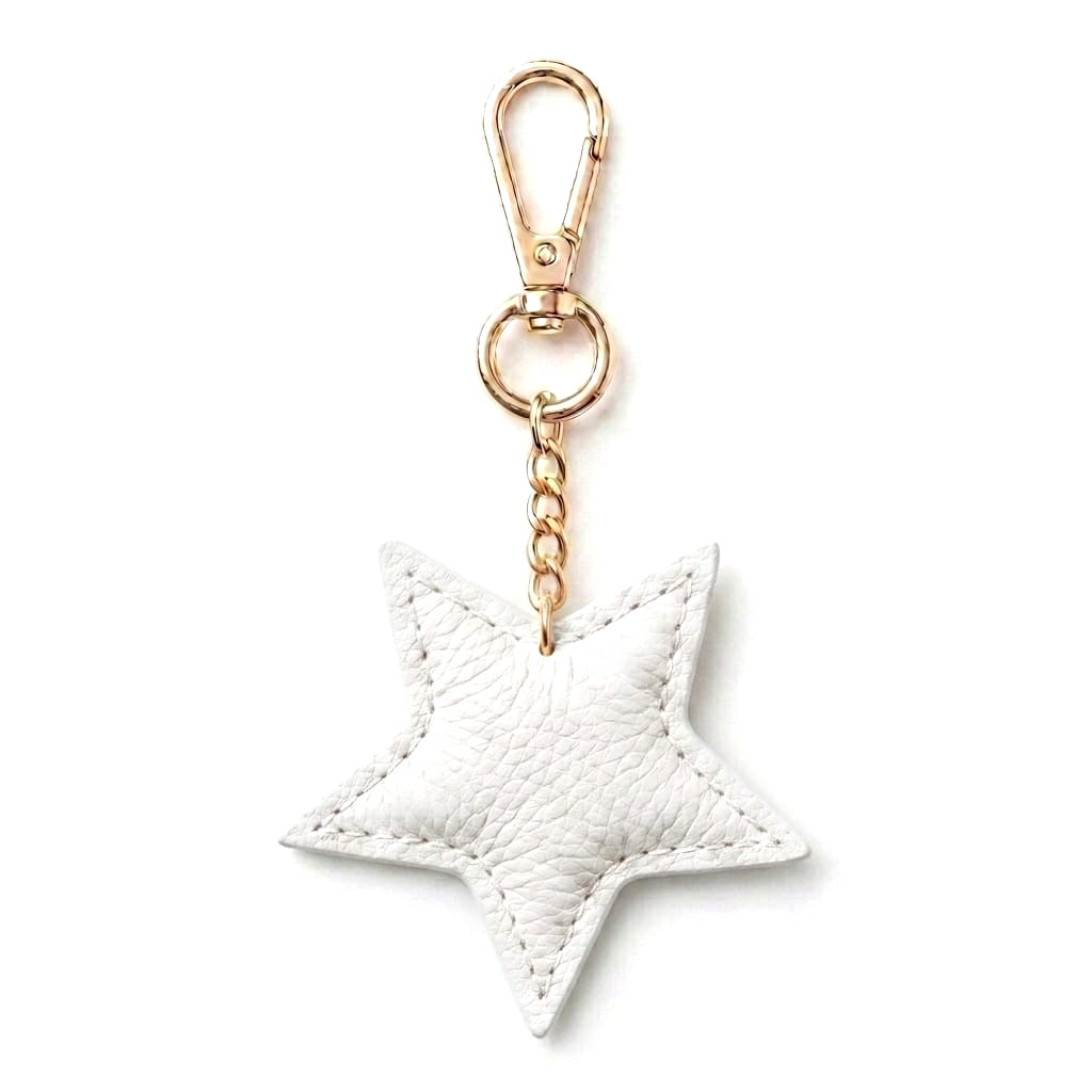 Llavero charm estrella BLANCO