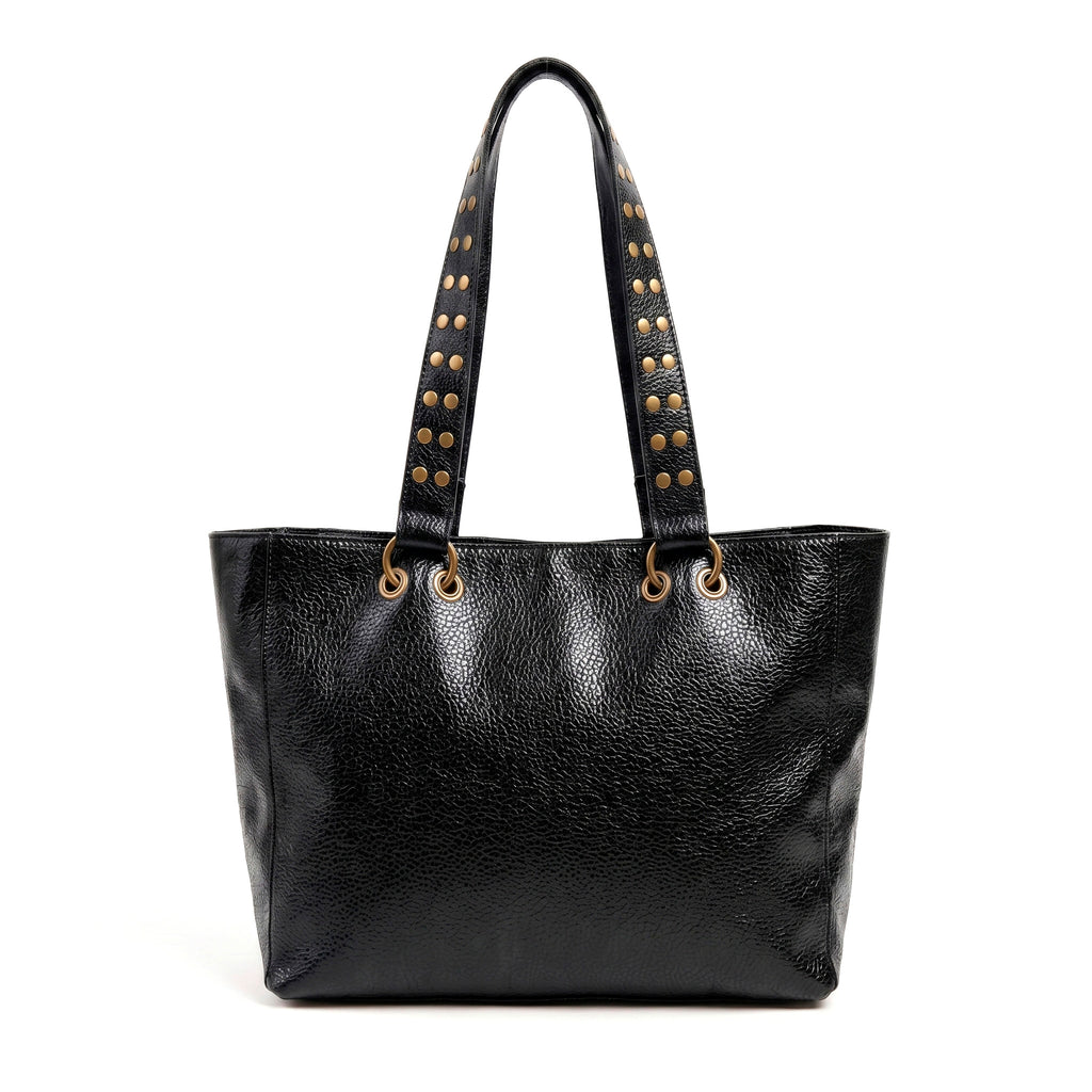 ALTAIR - Bolso shopper con tachuelas NEGRO