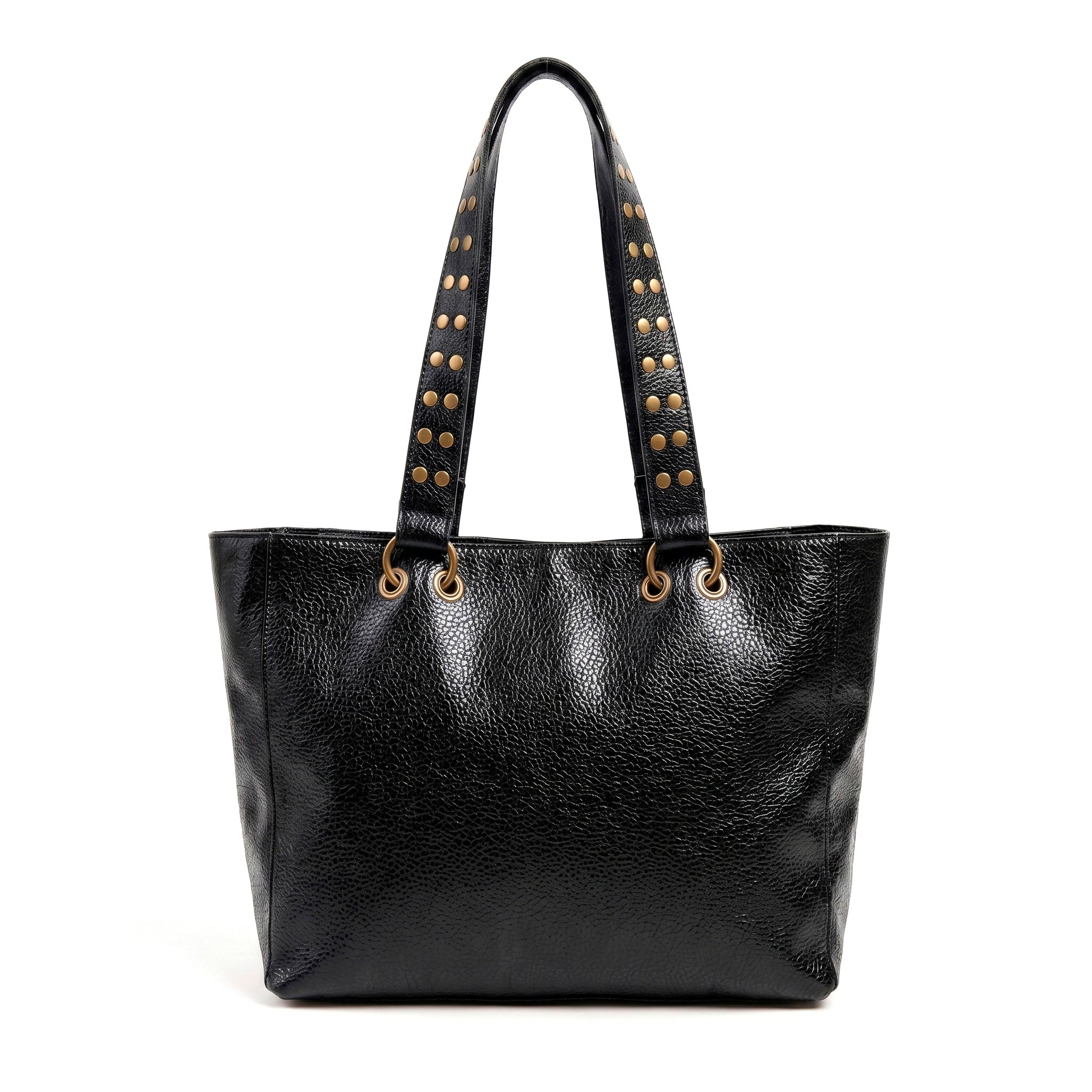 ALTAIR - Bolso shopper con tachuelas NEGRO