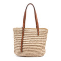 SOLARIS - Bolso capazo de rafia BEIGE